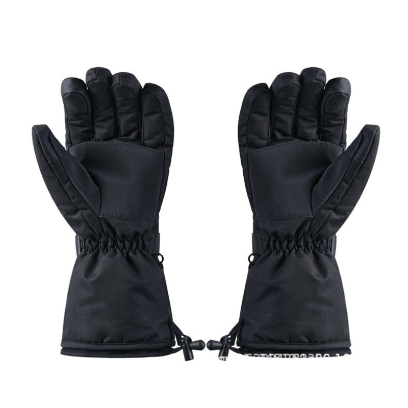 Rechargeable Heated Gloves with Touchscreen – 5V Thickened Thermal Ski Gloves for Winter Riding