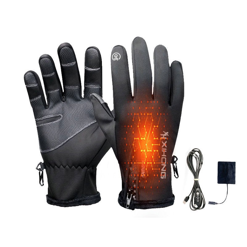 Rechargeable Heated Gloves for Men & Women – Winter Outdoor Thermal Gloves