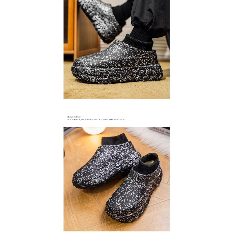 ArcticGuard Men’s Winter Snow Boots – Warm Plush Lined Non-Slip Waterproof Shoes