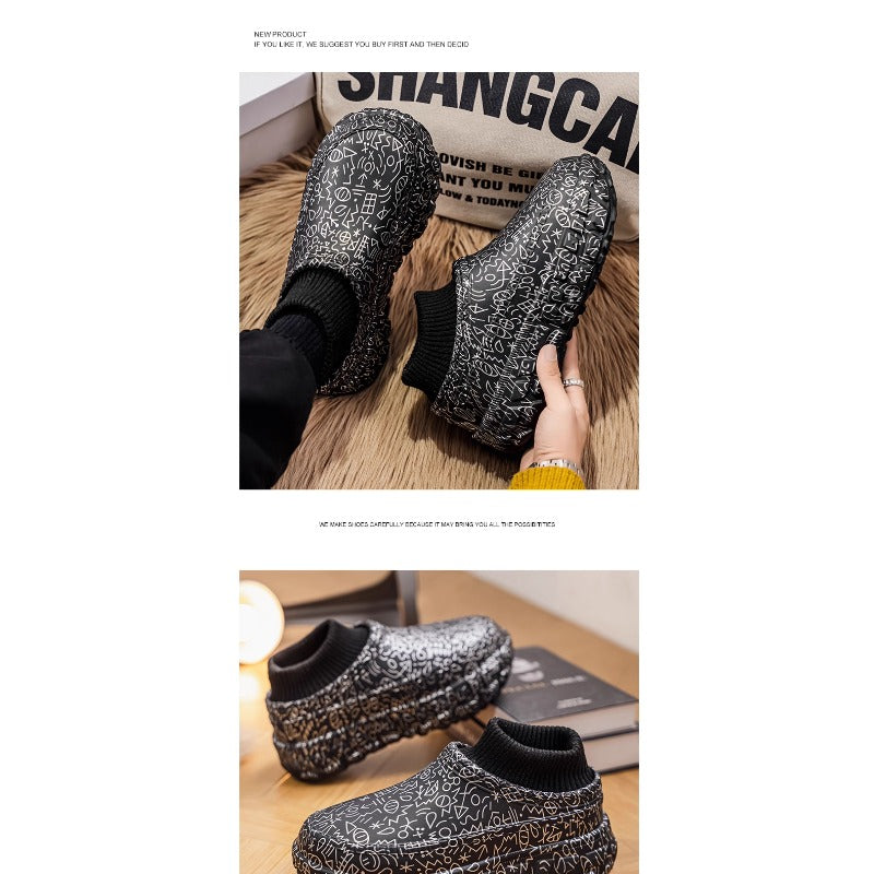 ArcticGuard Men’s Winter Snow Boots – Warm Plush Lined Non-Slip Waterproof Shoes