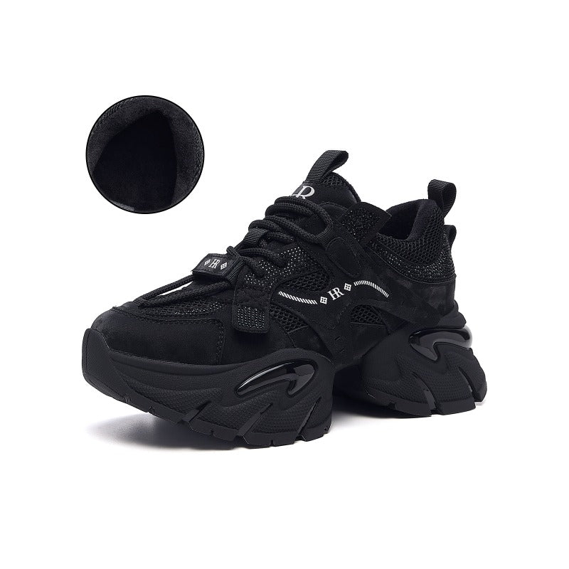 GlamStep Chunky Sneakers – Thick-Soled Fashion Sneakers for Women