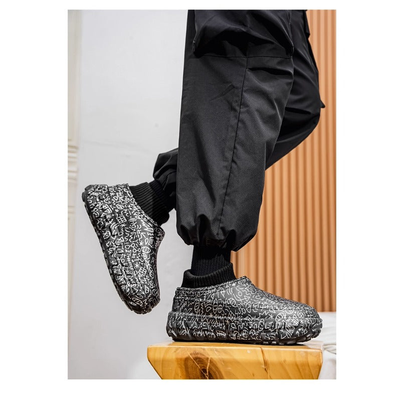 ArcticGuard Men’s Winter Snow Boots – Warm Plush Lined Non-Slip Waterproof Shoes