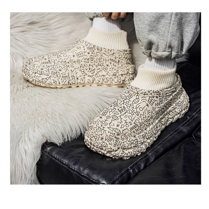 ArcticGuard Men’s Winter Snow Boots – Warm Plush Lined Non-Slip Waterproof Shoes