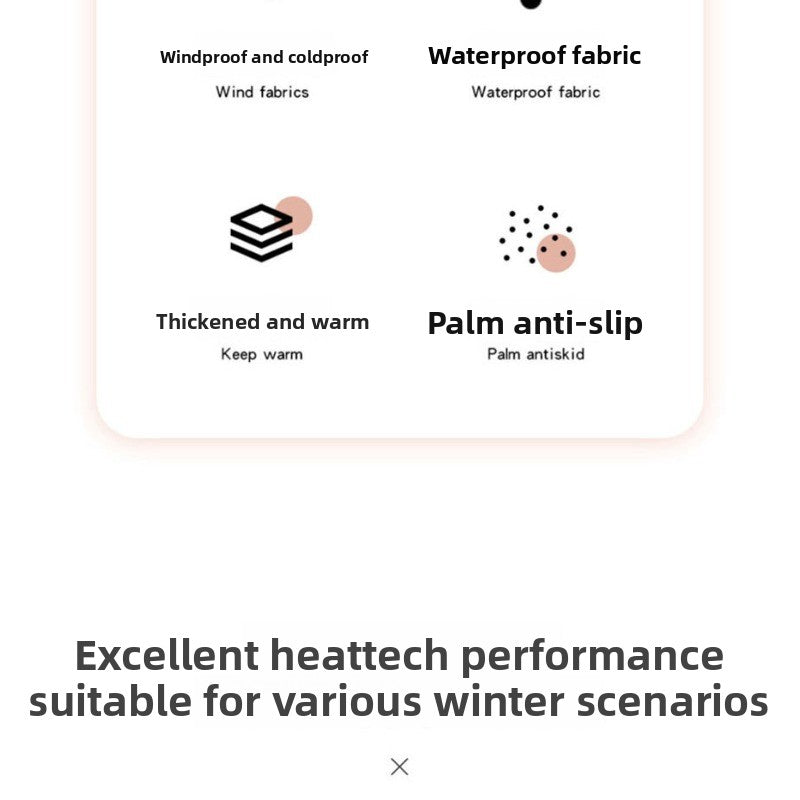 Rechargeable Heated Gloves for Men & Women – Winter Outdoor Thermal Gloves