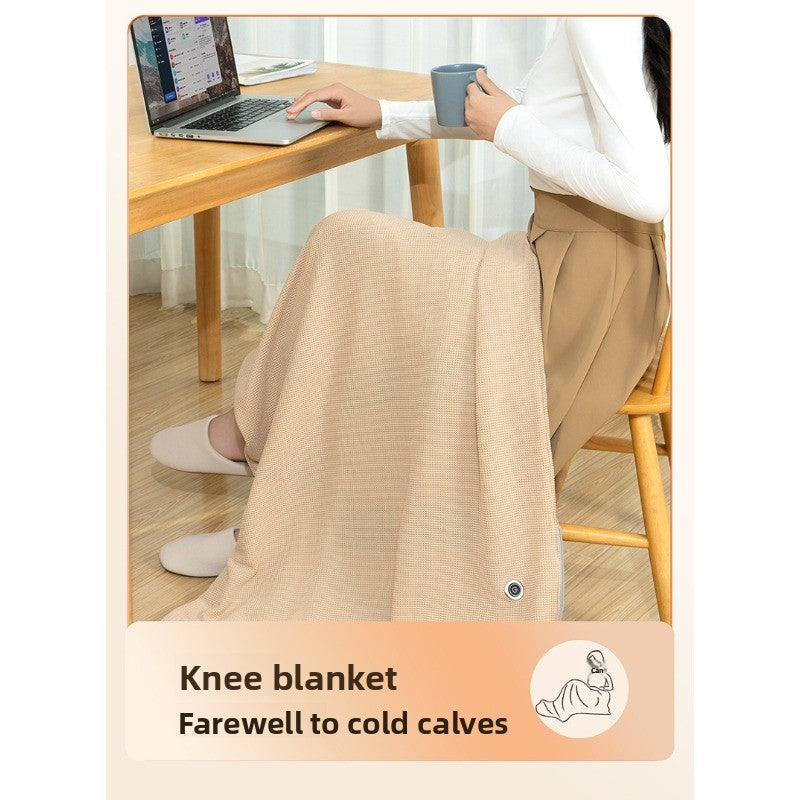 WarmEase Heated Shoulder Blanket – Soft Cozy Warming Throw for Office & Home Use