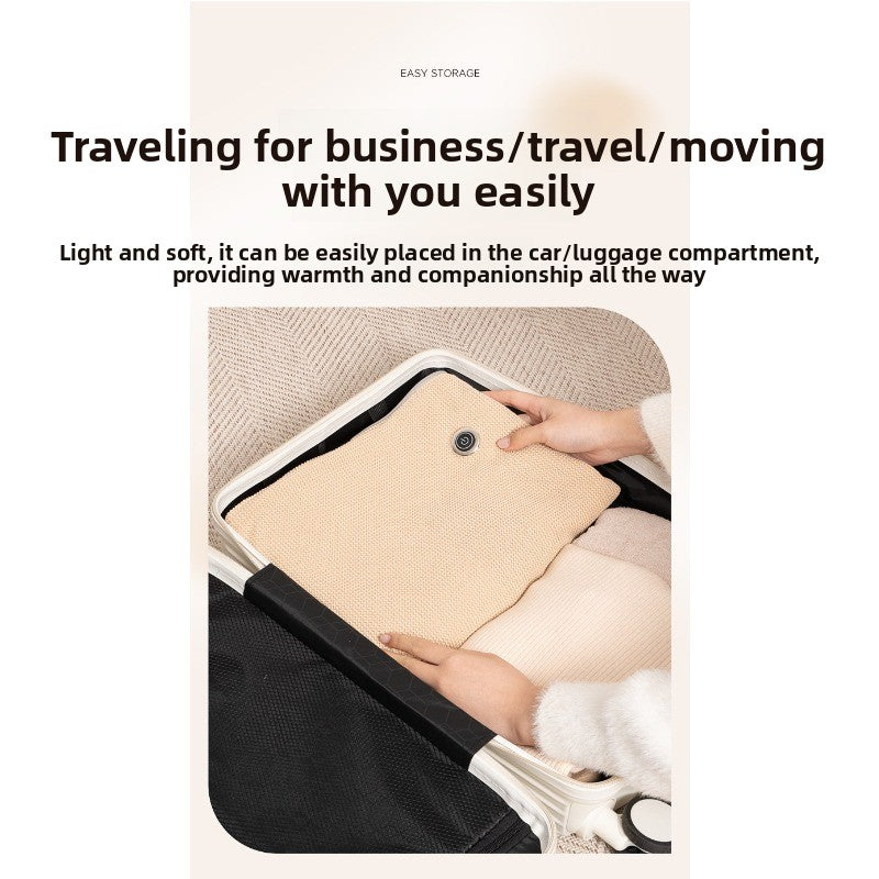 WarmEase Heated Shoulder Blanket – Soft Cozy Warming Throw for Office & Home Use