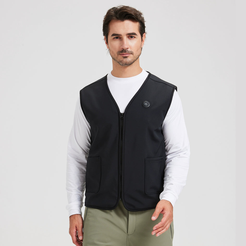 WarmVest Series – Rechargeable Heated Outdoor Vest for Men
