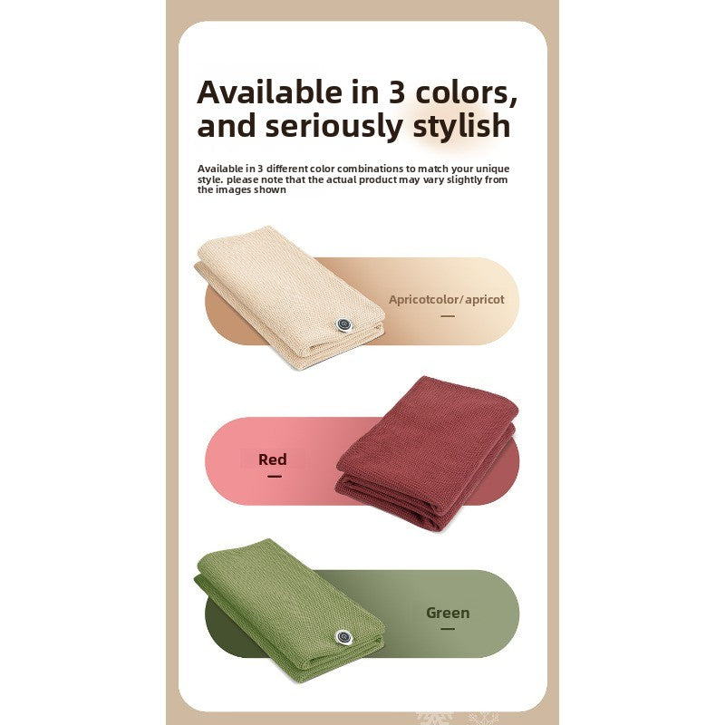 WarmEase Heated Shoulder Blanket – Soft Cozy Warming Throw for Office & Home Use