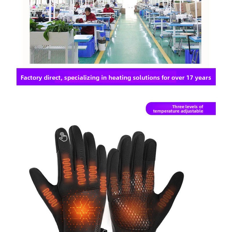 Rechargeable Heated Gloves for Men & Women – Winter Outdoor Thermal Gloves