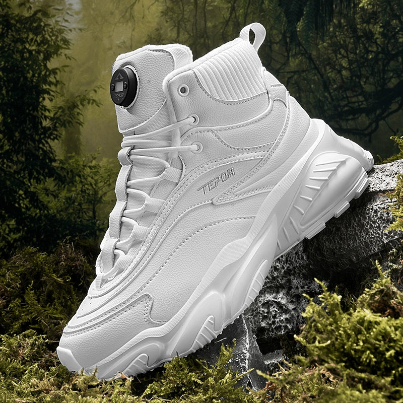 WarmStep High-Top Series – Rechargeable Heated Casual Sneakers for Men and Women