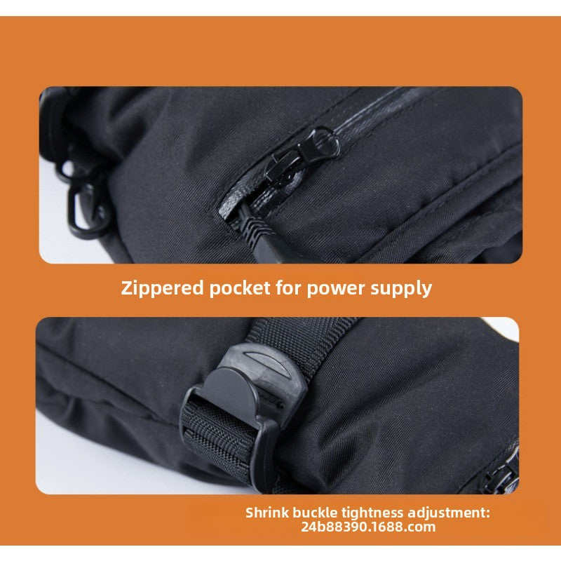 Rechargeable Heated Gloves with Touchscreen – 5V Thickened Thermal Ski Gloves for Winter Riding