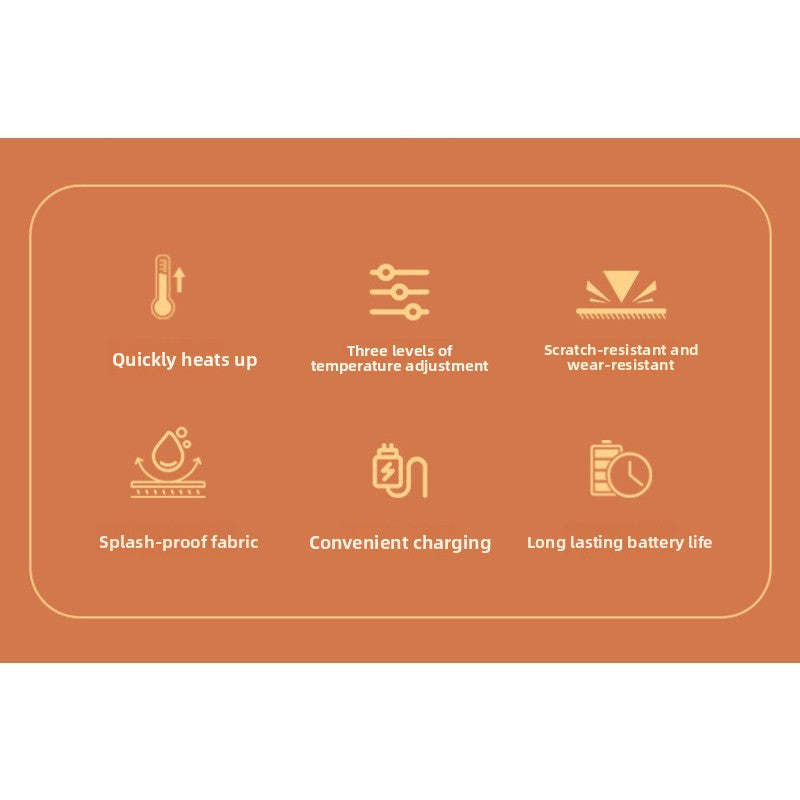 Rechargeable Heated Gloves – Winter Outdoor Smart Thermal Gloves for Skiing