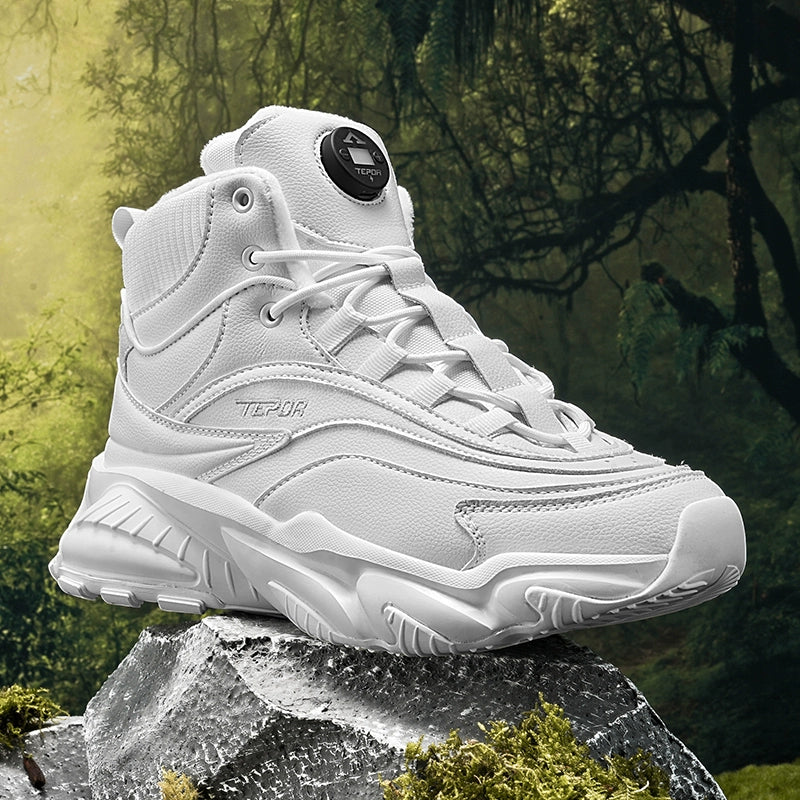 WarmStep High-Top Series – Rechargeable Heated Casual Sneakers for Men and Women