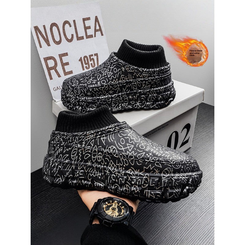 ArcticGuard Men’s Winter Snow Boots – Warm Plush Lined Non-Slip Waterproof Shoes