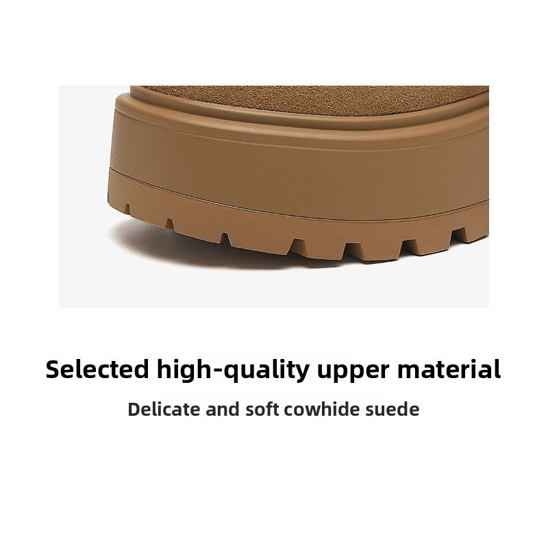 CozyStep Thick-Soled Winter Boots – Plush-Lined Non-Slip Women’s Snow Boots