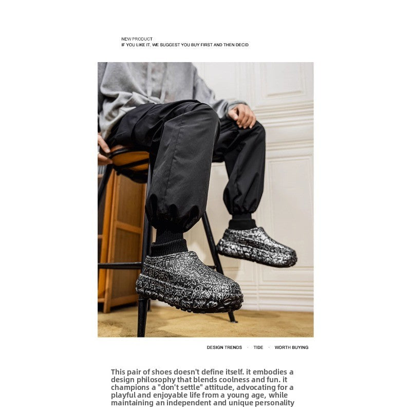 ArcticGuard Men’s Winter Snow Boots – Warm Plush Lined Non-Slip Waterproof Shoes