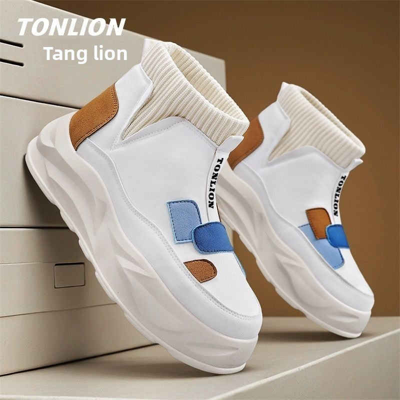 WarmStep Men’s Plush-Lined Snow Boots – Thick-Soled Winter Casual Shoes