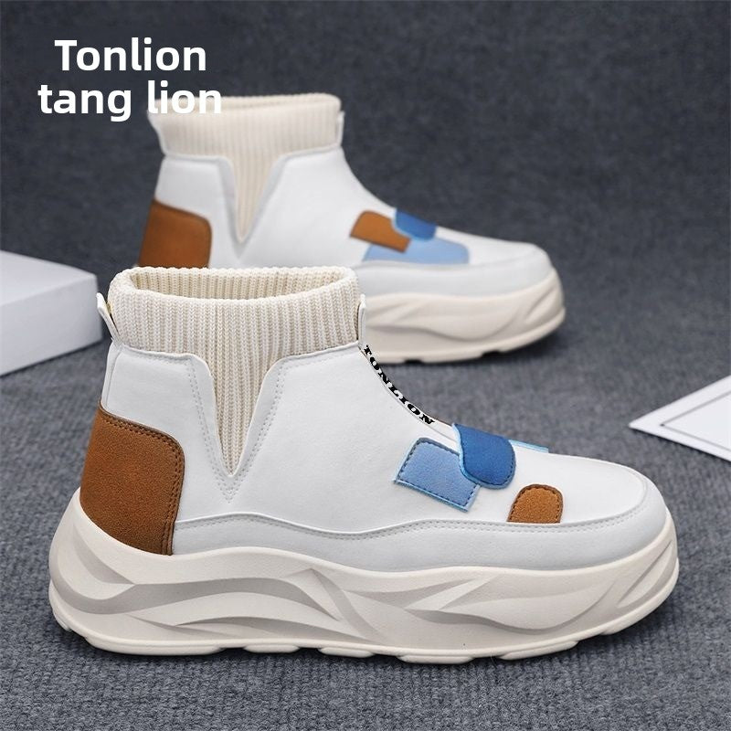 WarmStep Men’s Plush-Lined Snow Boots – Thick-Soled Winter Casual Shoes