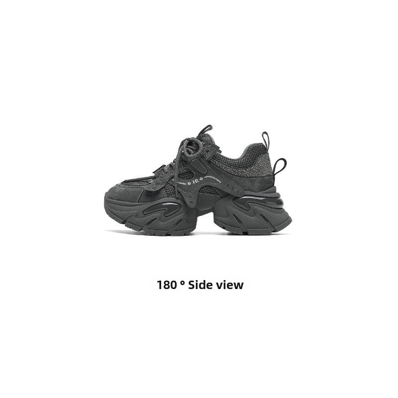 GlamStep Chunky Sneakers – Thick-Soled Fashion Sneakers for Women