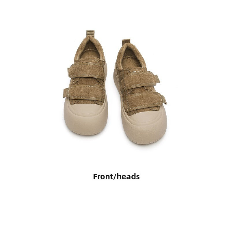 CozyStep Slip-On Platform Shoes – Thick-Soled Warm Sneakers for Women