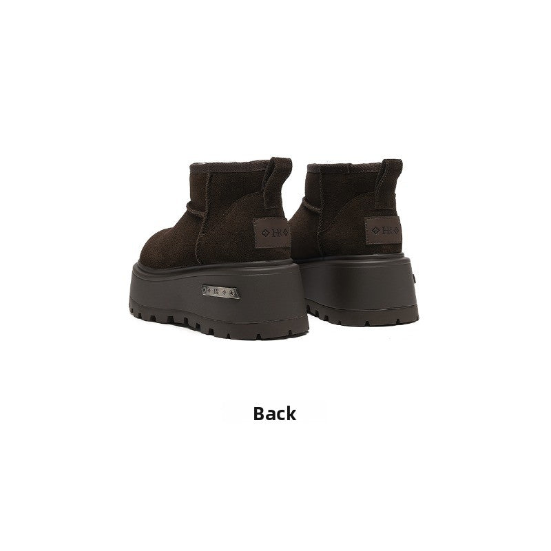 CozyStep Thick-Soled Winter Boots – Plush-Lined Non-Slip Women’s Snow Boots