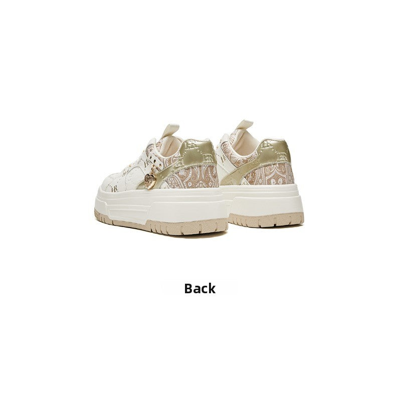 UrbanEmbroider Casual Sneakers – Chunky Thick-Soled Women’s Shoes